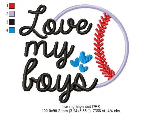 Baseball I Love my Boys