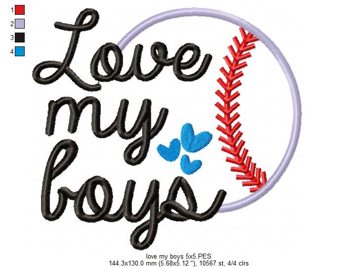 Baseball I Love my Boys