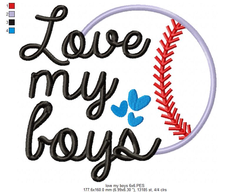 Baseball I Love my Boys