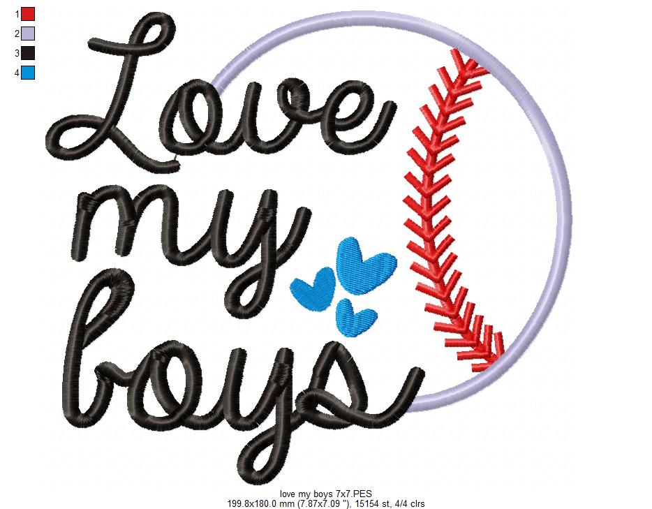 Baseball I Love my Boys