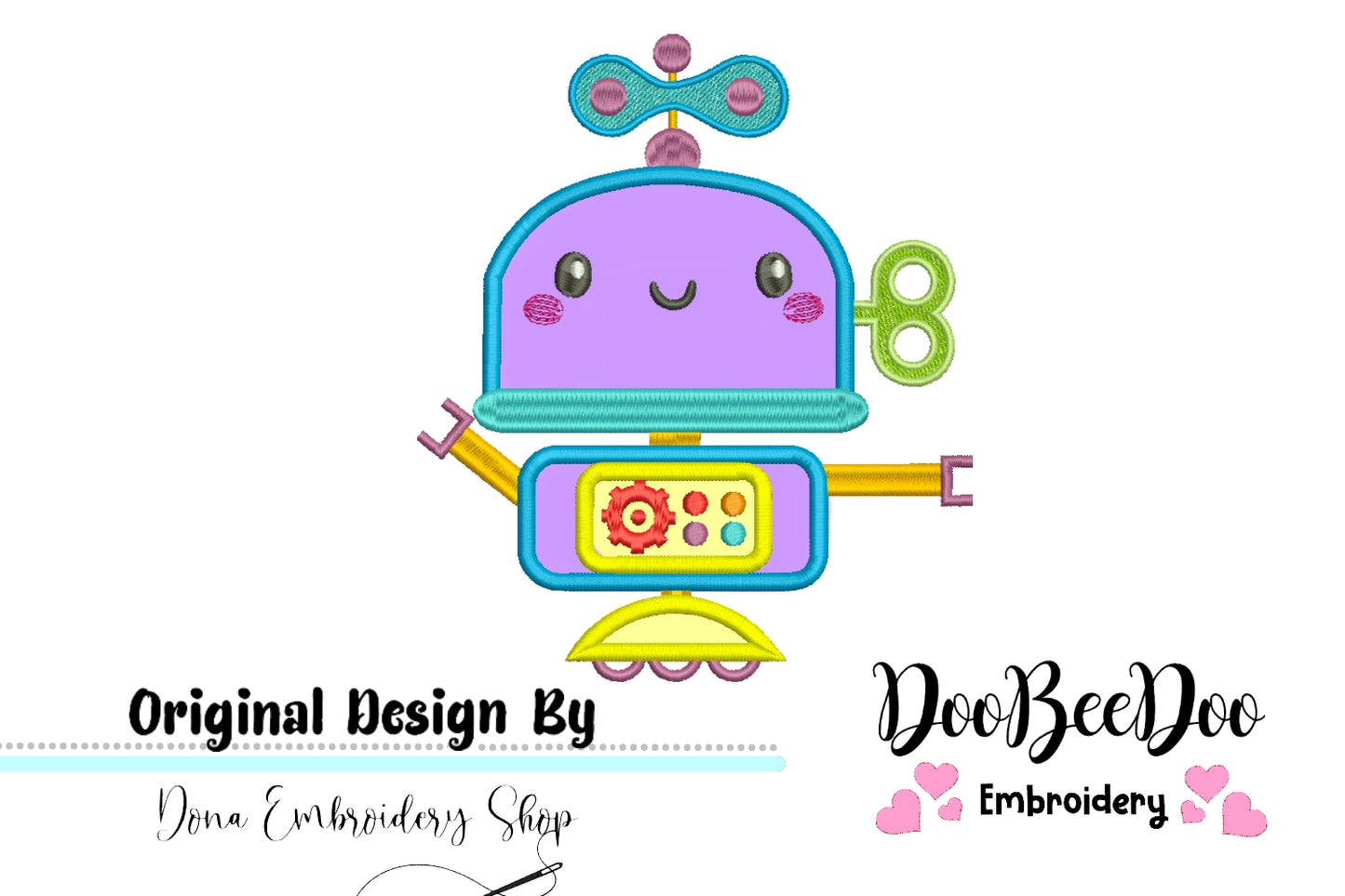 Robot toy 5 - Applique