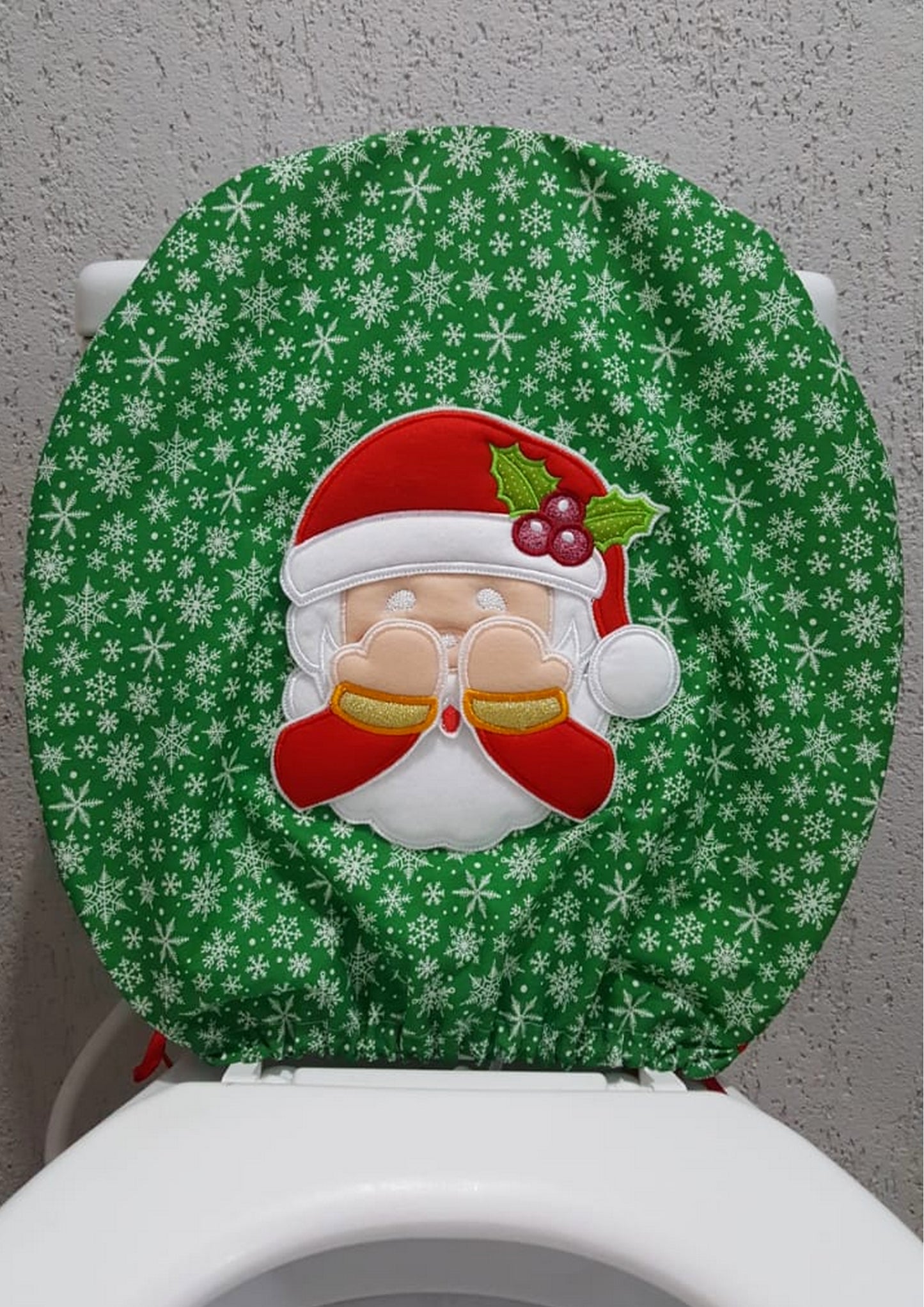 Santa Claus Toilet Case - ITH Project - Machine Embroidery Design