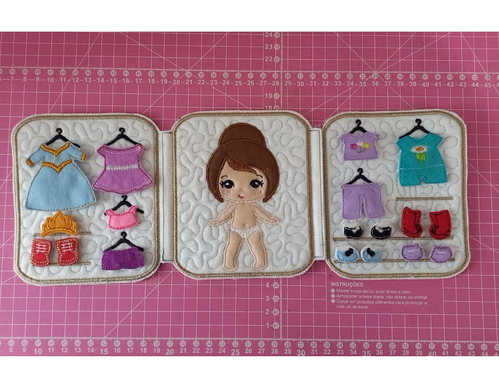 Wardrobe Girl Sensory Games - ITH Project - Machine Embroidery Design
