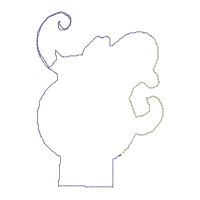 Mouse Ears Headband Pumpkin, Cat and Ghost Headband - ITH Project - Machine Embroidery Design
