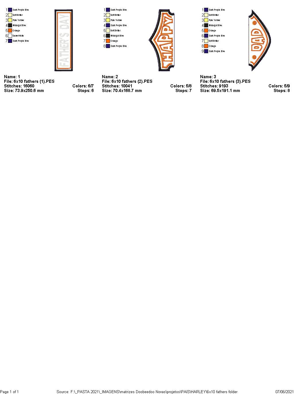 Happy Father's Day Ornament - ITH Project - Machine Embroidery Design