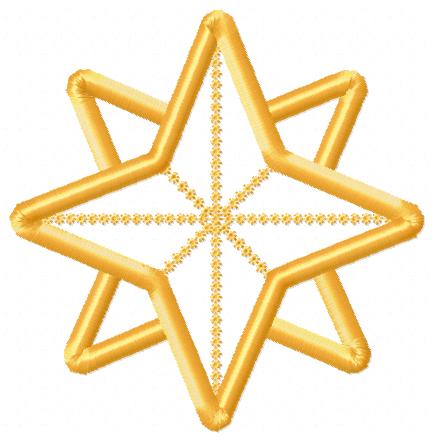 Christmas Star - Fill Stitch
