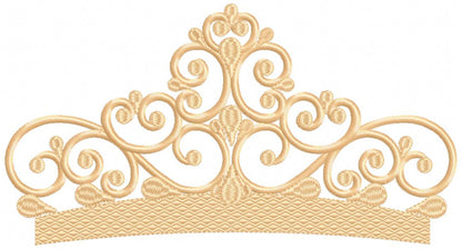 Princess Tiara - Fill Stitch