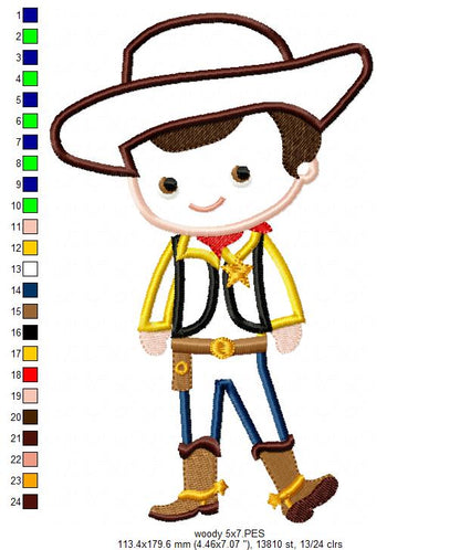 Little Cowboy - Applique