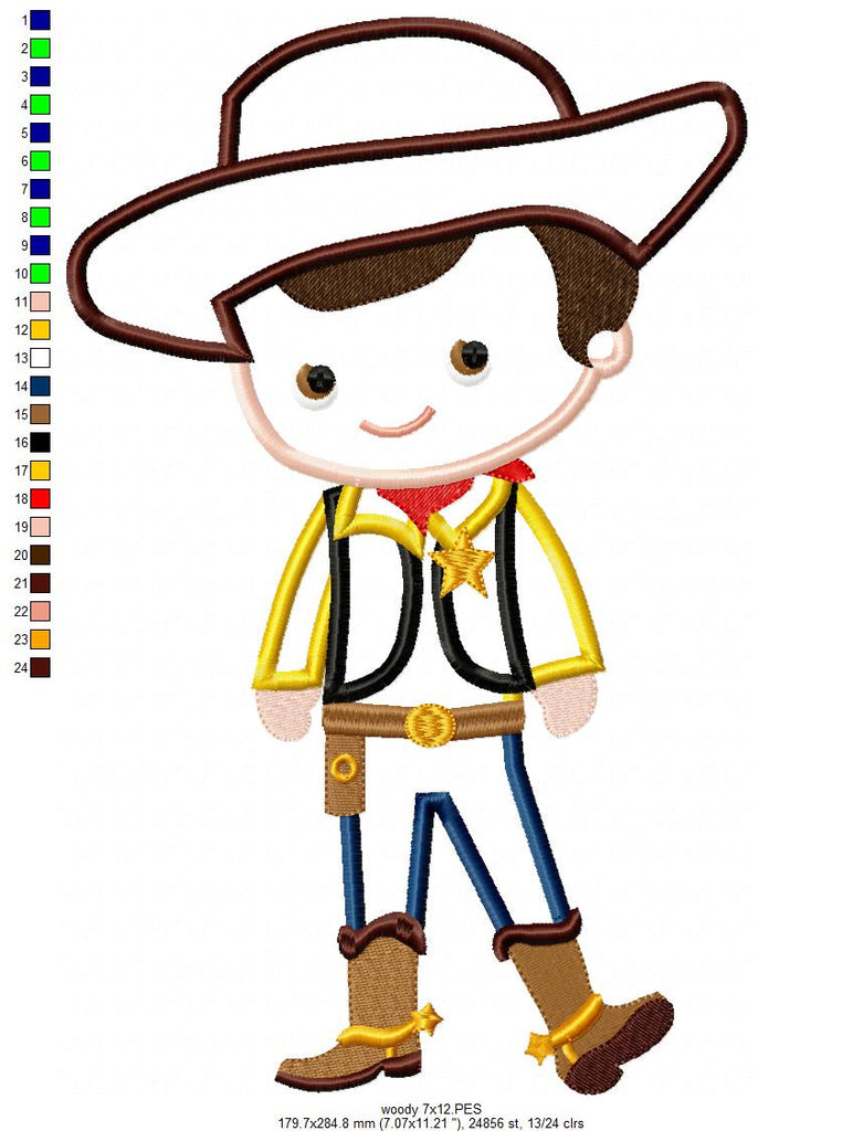 Little Cowboy - Applique