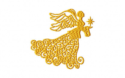 Christmas Angel - Fill Stitch